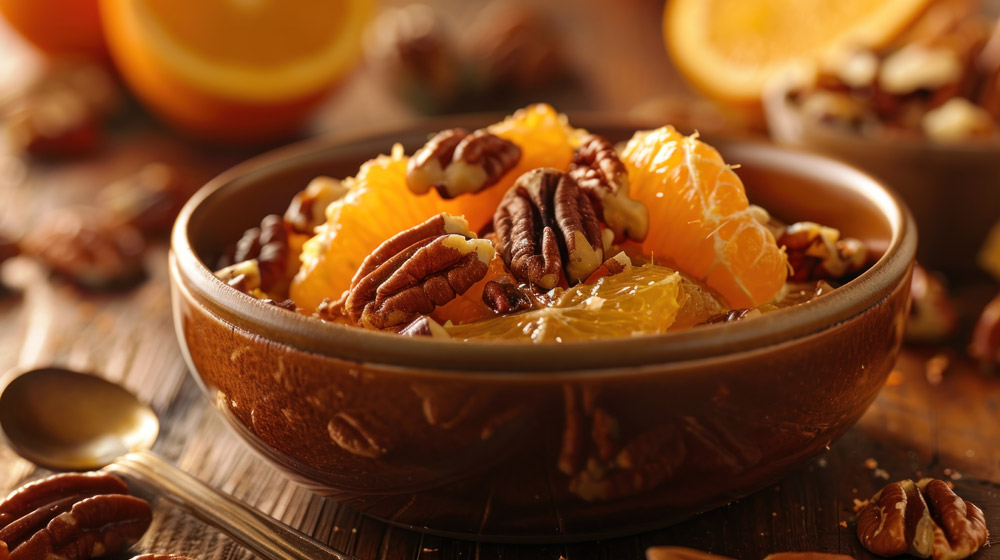 Orange-Glazed Pecans